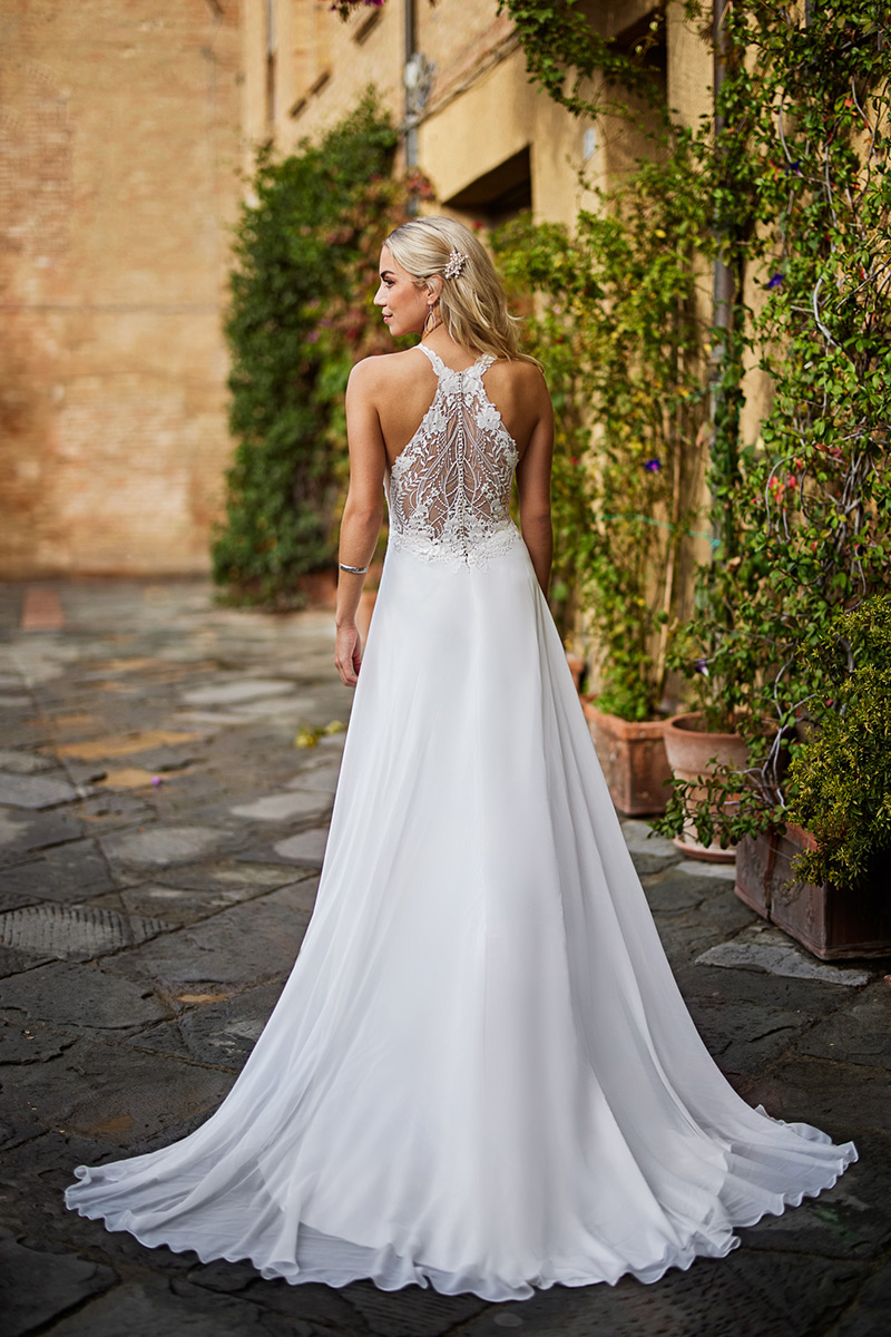 Svatby Felice - Madox, vel. 36, 38, vzdušné šaty s hladkou sukní