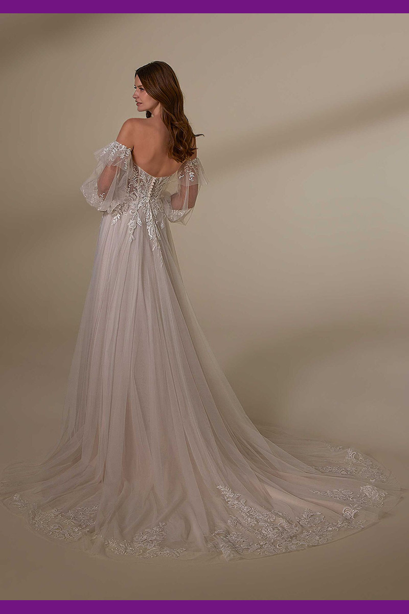 Svatby Felice - Maisie, korzetové tylové šaty
