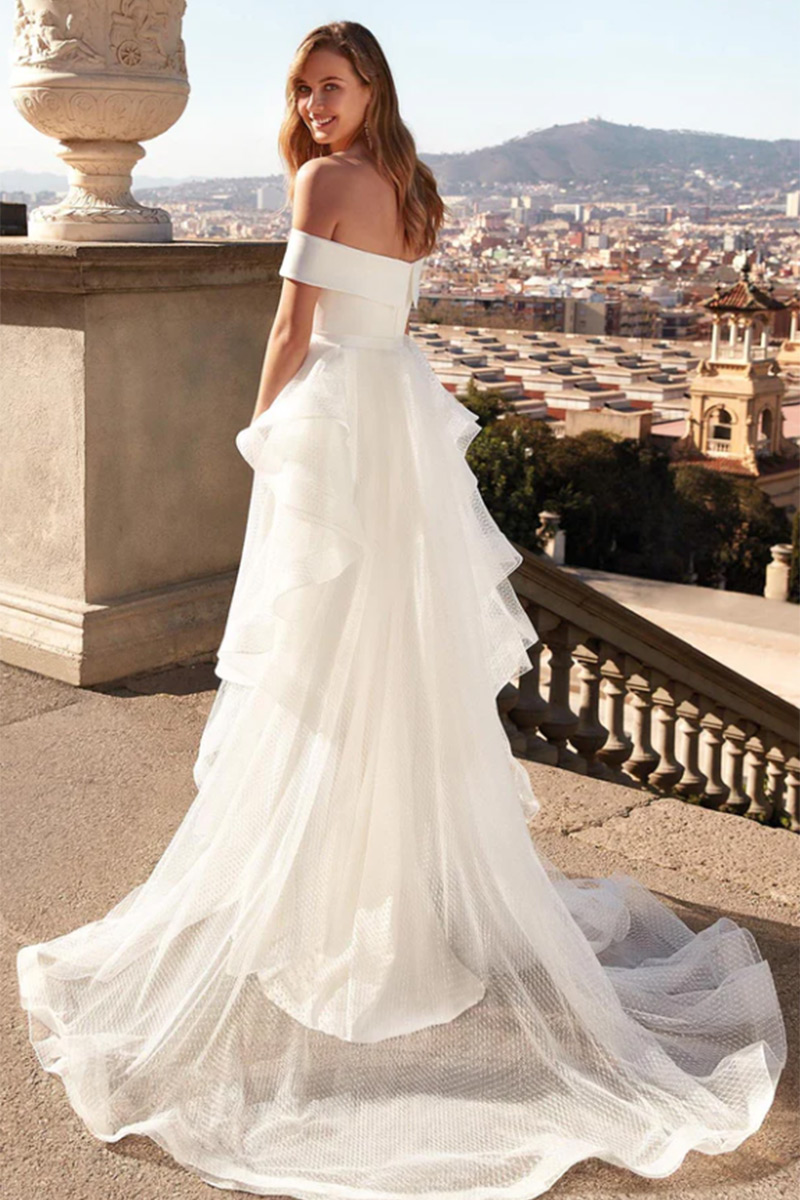 Svatby Felice - Carmen, úzké šaty s odepínací sukní